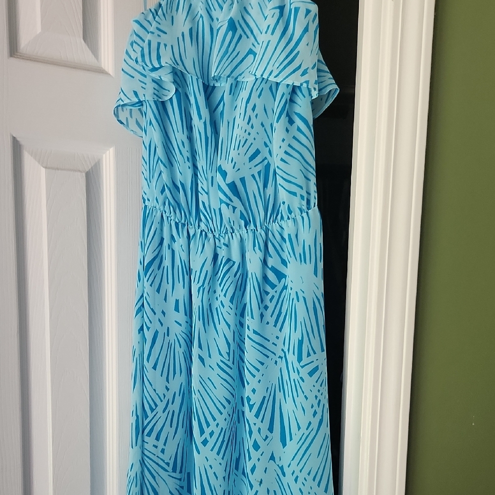 Collective Concepts Blue Midi Dress